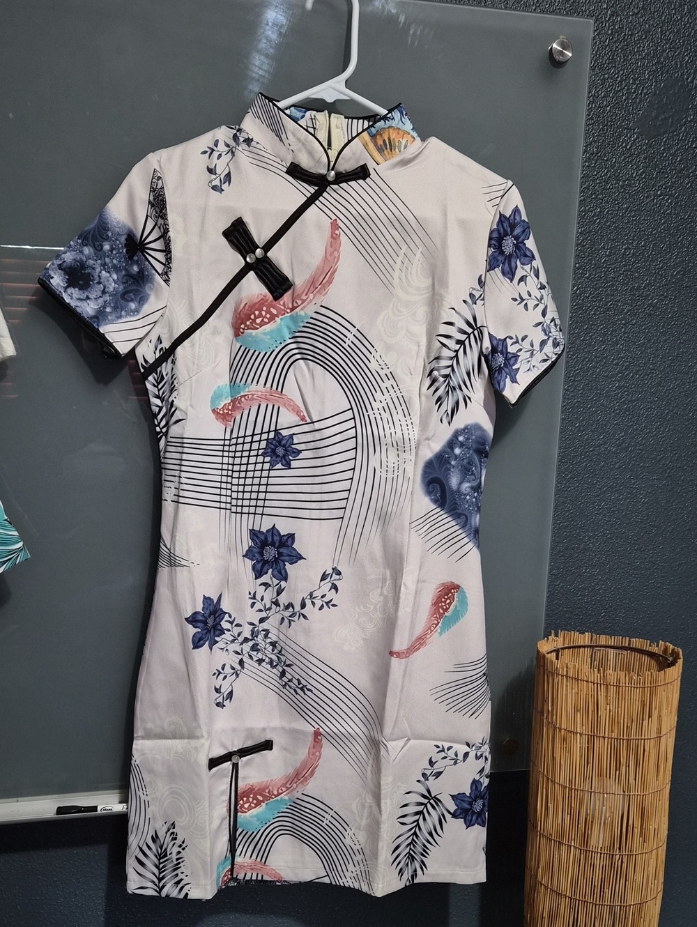 White Floral Adina Inspired Print Dress